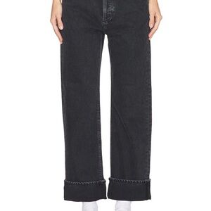 Agolde Women's Black Tea Fran Jeans